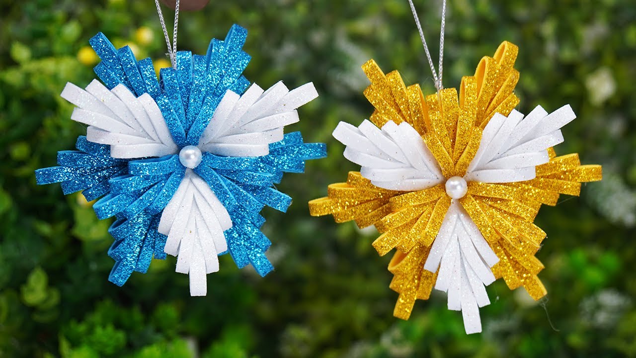 Christmas Tree Decorations 🎄 Snowflakes Stars ❄️ DIY Christmas