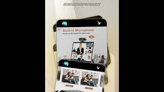4K HD Webcam with Microphone – Auto-Focus USB Camera for PC and Laptop