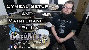 Cymbal Setup and Maintenance pt.1 - OwenAlec Drumming | How to SETUP CYMBALS and HIT them properly!