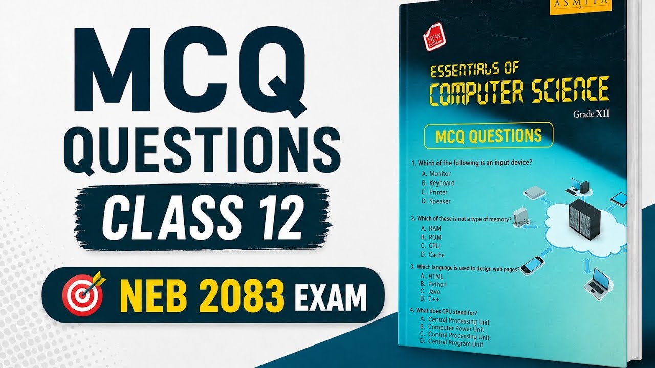 Class 12 Computer Science Fixed MCQs | DBMS, Networking, OOP, Latest ...