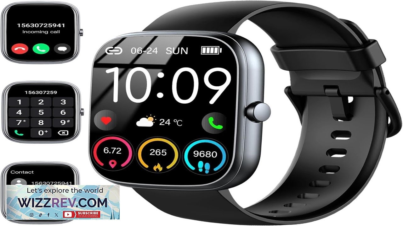 Smart Watch (Answer Make Call) 2026 HD 1.91" Smartwatch for Men Women 112+