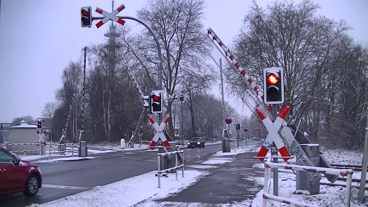 Spoorwegovergang Ahaus (D) // Railroad crossing // Bahnübergang