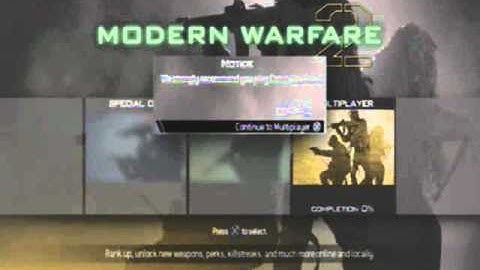How to do the 10th Prestige hack on mw2 ( PS3 ) After all patches