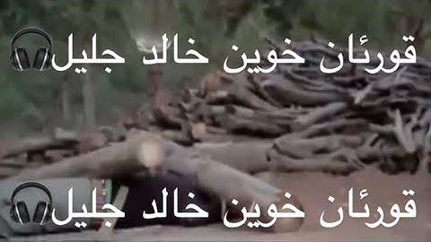 خويئندني قورئاني بيرؤز به ده نكيئكي زؤر خؤش خالد جليل سورة ( الفرقان )