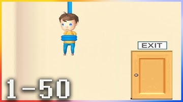 Rescue Cut - Rope Puzzle - Gameplay Walkthrough - Levels 1-50