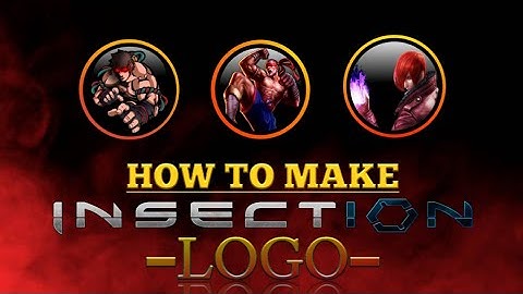 HOW TO MAKE INSECTION NEW LOGO IN JUST 4MINUTES  USING PIXELLAB FULL TUTORIAL