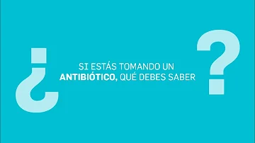 ¿Qué debo tomar cuando tome antibióticos?