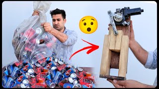 How To Make Amazing Can Crusher At Home - अब घंटो का काम होगा मिनटो मे 😯 by Samar Experiment 86,988 views 2 months ago 14 minutes, 39 seconds