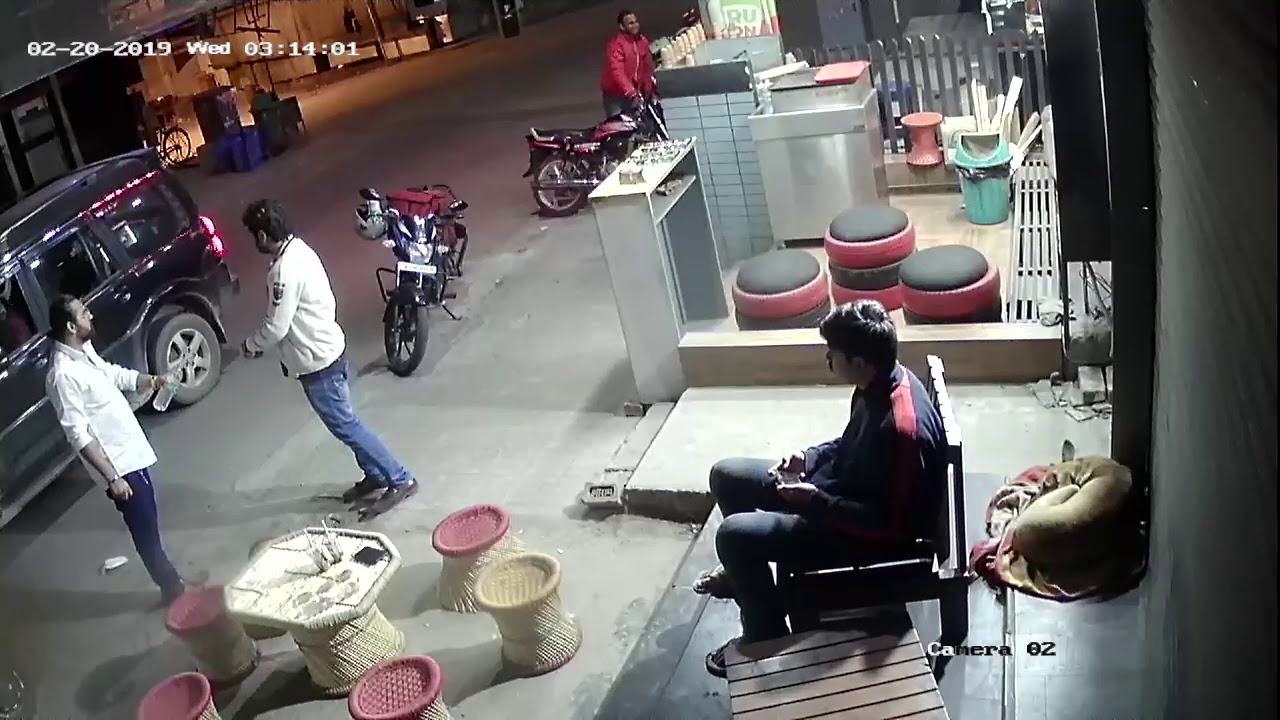 Rajapark firing cafe mini adda gun fire rajapark