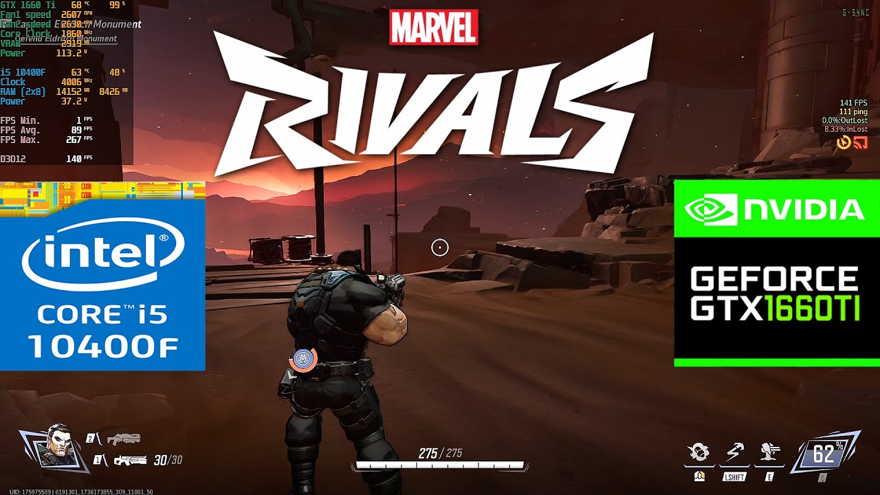 Marvel Rivals Nvidia MARVEL RIVALS - i5 10400F + NVIDIA GTX 1660 Ti + 16GB RAM - YouTube