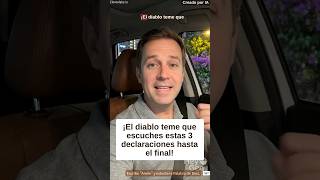 ¡El diablo teme que escuches estas 3 declaraciones hasta el final!#españa#dios#short
