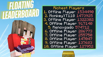 How to add Floating Leaderboards into your Minecraft Bedrock World!