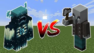 warden vs vindicator in Minecraft