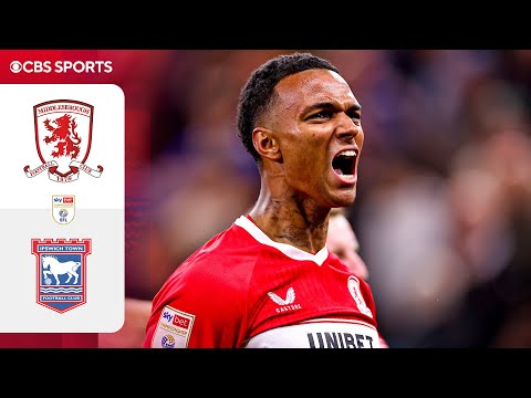Middlesbrough vs. Ipswich Town: Extended Highlights | EFL Championship | CBS Sports Golazo