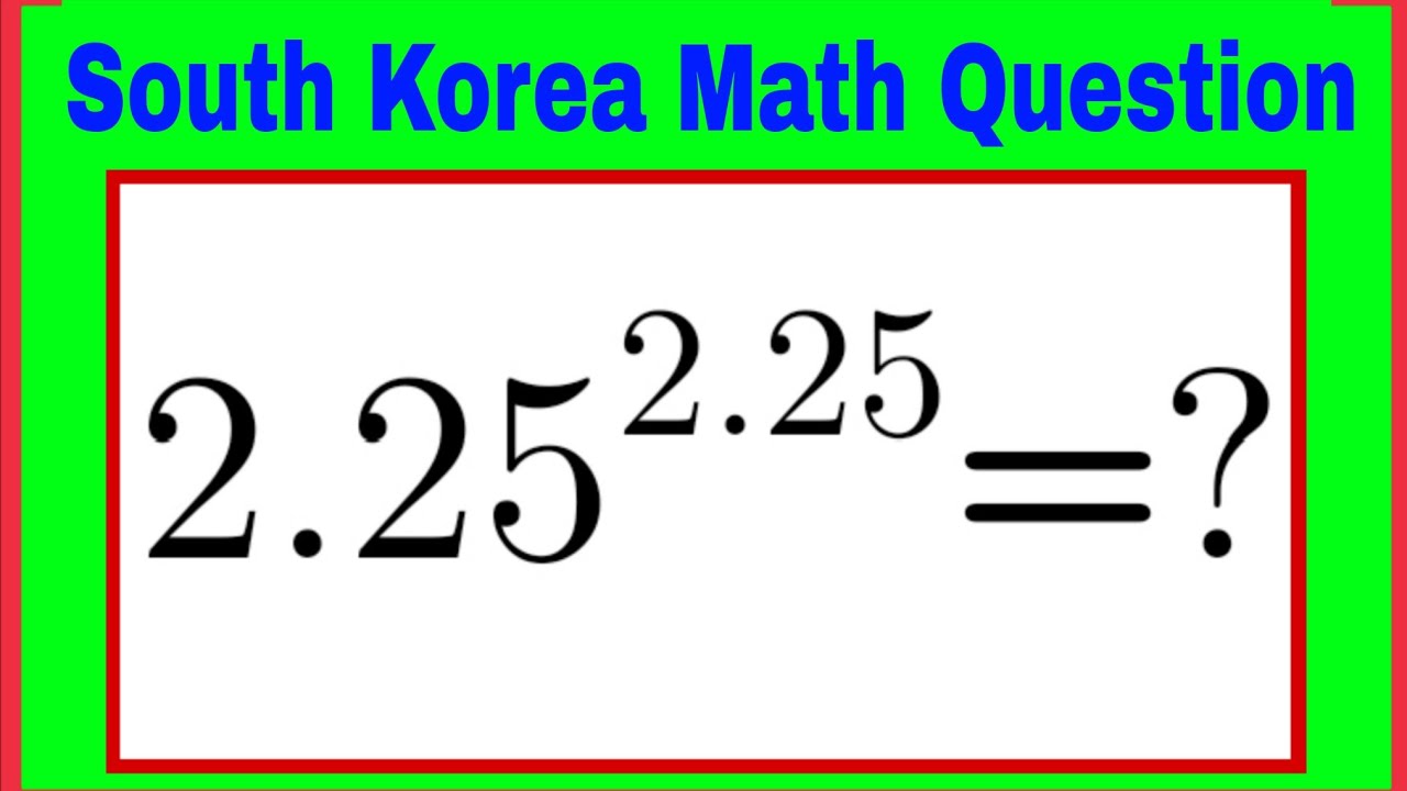 South Korea| A Nice algebra Olympiad math Question|Tricky math|Can you ...