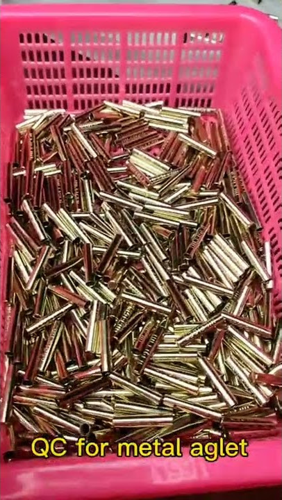 Customized logo metal aglet