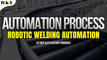 Robotic Welding at @UnitAlfaIND Factory Premises Automation Process done by Nikit Engineers