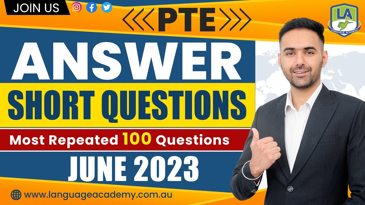 PTE Speaking Answer Short Questions June 2023 Exam Predictions pte-speaking-answer-short-questions-june-2023-exam-predictions