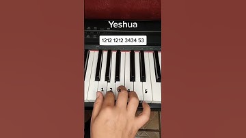Thumbnail of Yeshua piano tutorial #yeshua #musicacristiana #pianotutorial #shorts #study