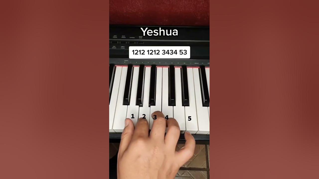 Yeshua piano tutorial #yeshua #musicacristiana #pianotutorial #shorts #study