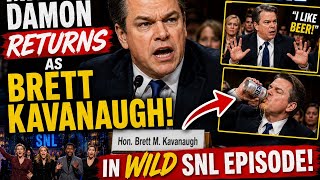 Details Matt Damon RETURNS As Brett Kavanaugh In WILD SNL Episode! News