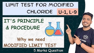 modified limit test for chloride || modified limit test || modified chloride test #limittest #sgsir