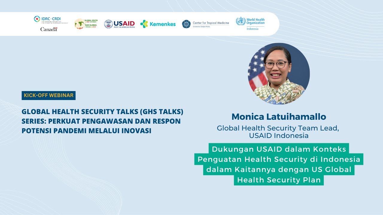 Dukungan USAID: Penguatan Health Security di Indonesia dengan US Global ...