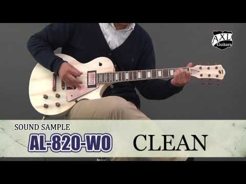 AXL GUITARS / エレキギター AL-820-WO - YouTube