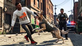 I SAVED A Cop's Life As A K9 DOG In GTA 5 RP!