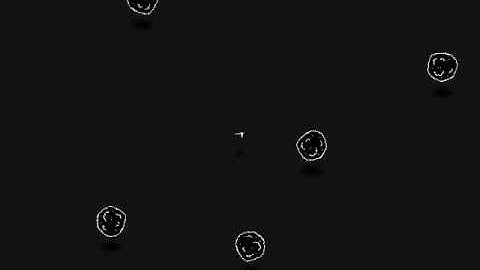 Meteors: Ruby / Gosu game in progress.