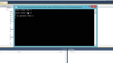 #9 C# Understanding if else condition for greater number than two || [Console Application ]
