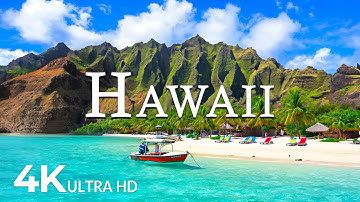 FLYING OVER HAWAII (4K UHD) – Soothing Music Along With Beautiful Nature Video - 4K Video UHD #6