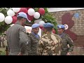 L’Hommage de la MINUSCA à128 Casques bleus tunisiens