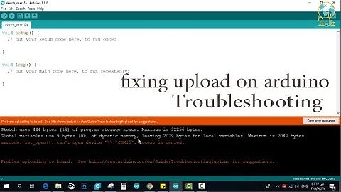 حل مشكلة رفع الكود في لوحة الأردوينو Troubleshooting#upload arduino