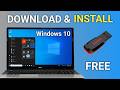 How To Download and Install Windows 10 In Laptop/Pc