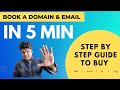 How to Book a Domain !!