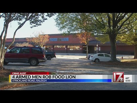 Food Lion and Walgreens hit by armed robbers within minutes in Raleigh