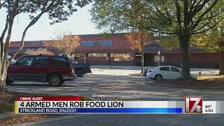 Food Lion and Walgreens hit by armed robbers within minutes in Raleigh