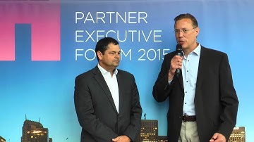 NetApp EMEA Partner Executive Forum 2015 - Chatting with Manfred Reitner
