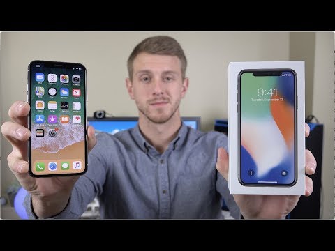 Apple iPhone X Unboxing 