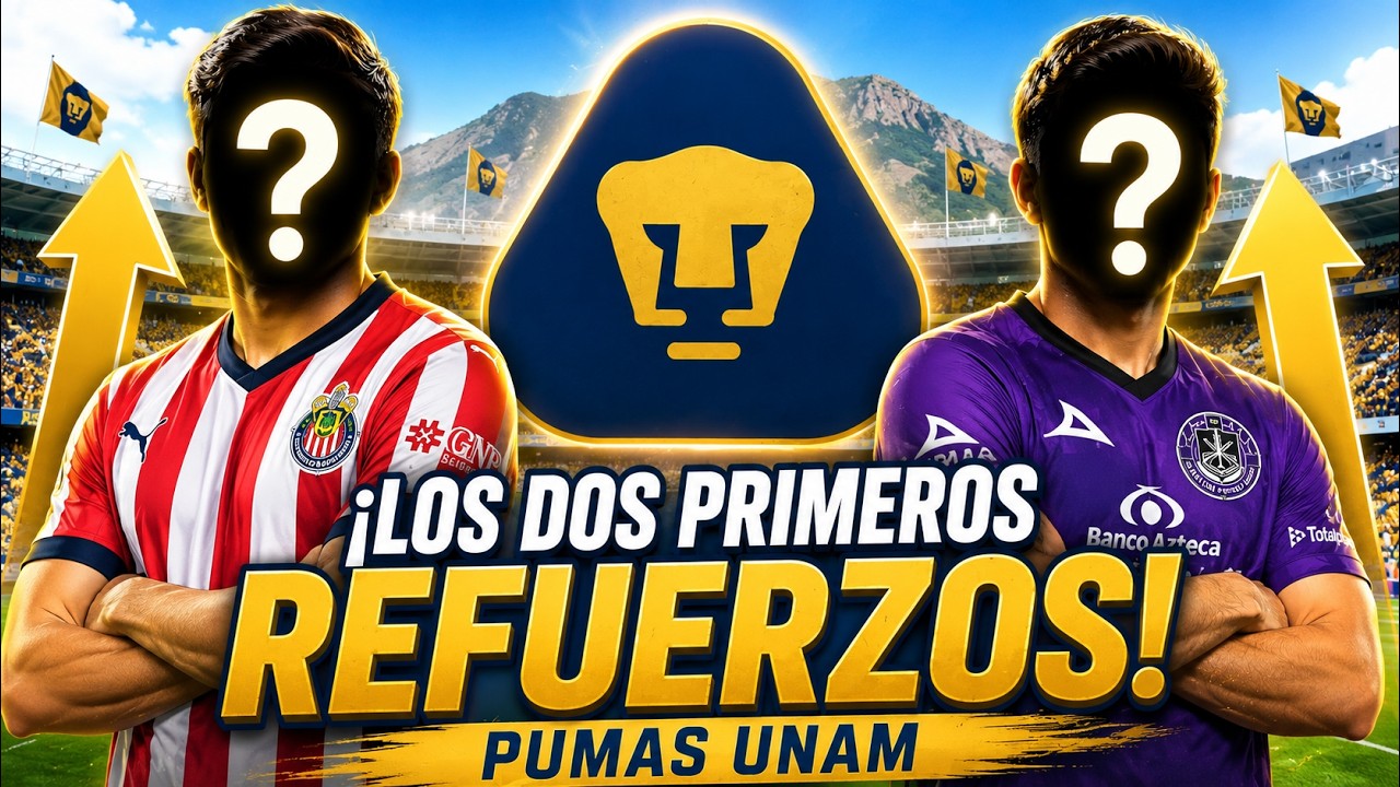 Pumas UNAM filtra sus 2 primeros refuerzos para 2026