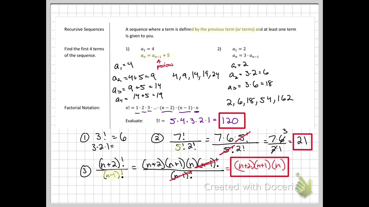 PC 8.1 Sequences & Series