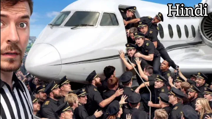 100 Pilots Fight For A Private Jet MR BEASTHINDI @MrBeast #mrbeast
