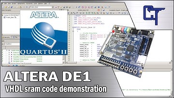Altera DE1 - Manipulating SRAM Memory in VHDL