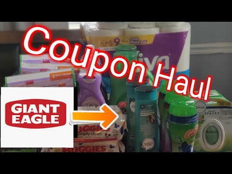 Giant Eagle Coupon Haul| Gain products