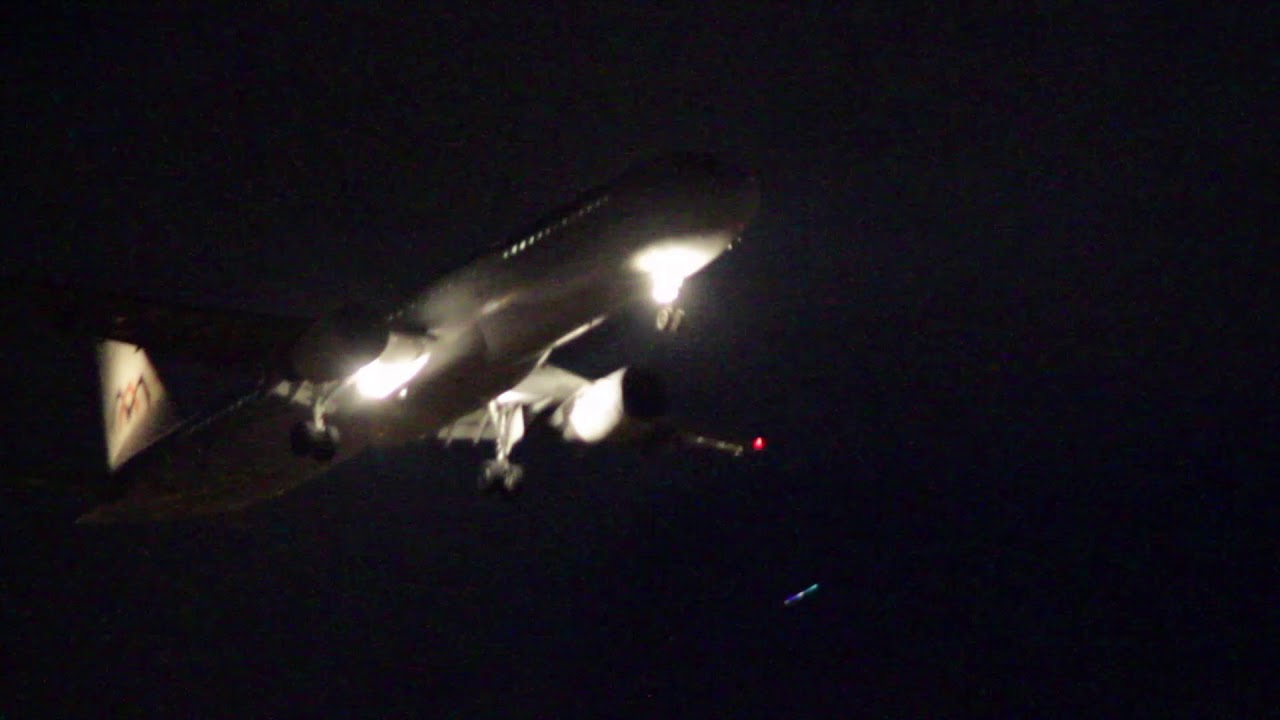 AlMasria Universal Airlines Airbus A321 first landing at Poznan Lawica Airport