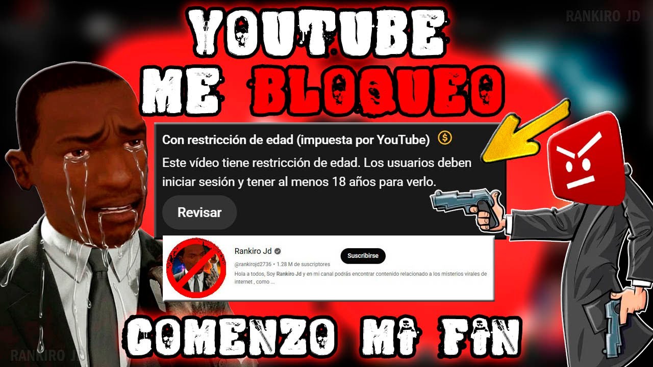 YOUTUBE ME BLOQUEO 🥺 COMENZO MI FIN