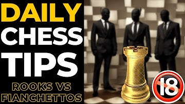Rooks Vs Fianchetto Setups - KaspaChess Daily Tips 💡