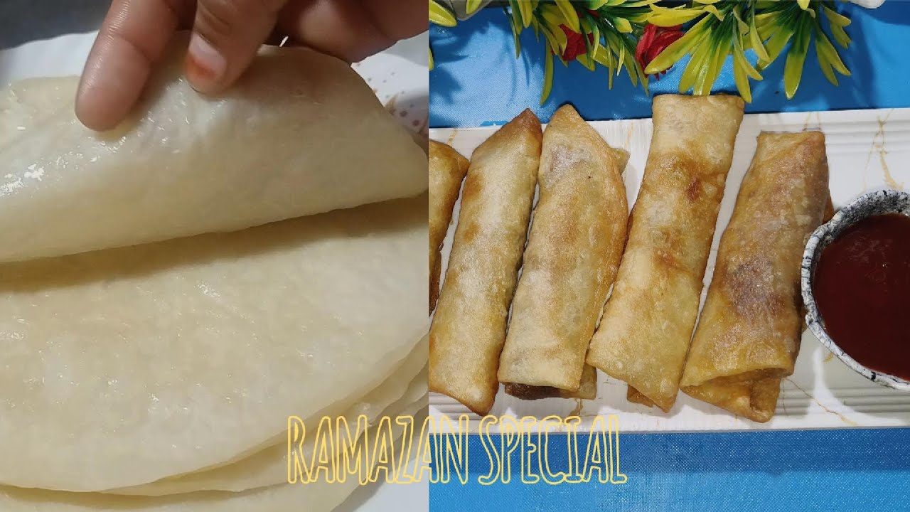 New Paneer Spring Rolls  - Spring Rolls Wraps -  Perfect Sheets With Liquid Dough Paneer Spring Roll
