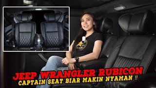 Jeep Wrangler Rubicon Captain Seat Makin Nyaman ⁉️ classic 1 interior